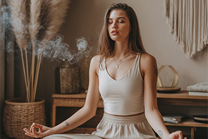 A professional rider on a horse